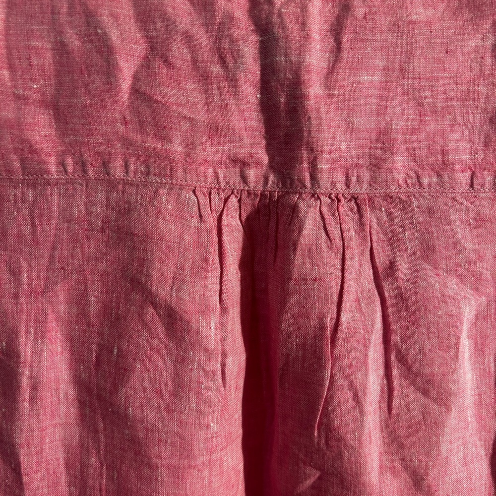 Talbots Pink Sleeveless Mandarin Collar Tank Top - Picture 7 of 9